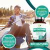 Natures Zest - 50 Billion CFU Probiotics with Prebiotics - Bio Cultures - Multi Strain Probiotic Formula for Men & Women 30 Vegan Capsules Live Cultures Probiotic Supplement with Acidophilus view 3