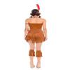 Sexy Outfits for Women Sexy Women S Fringed Native Indians Princess of Savage Forests Hunter Costume Set Cosplay for Halloween Party Fancy Dress-Brown_XL view 4