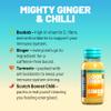 UNROOTED Mighty Ginger Shots Multipack - Immune System and Natural Energy Booster - 12 x 60ml Bottles - Ginger, Turmeric, Chilli & Baobab view 2
