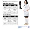 aZengear Compression Socks (20-30mmHg) Anti DVT Air Flying Knee-High Flight Travel Stockings, Swollen Legs, Varicose Veins, Running, Shin Splints Calf Pressure Support, Sports (White Grey, L/XL) view 3