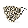 Weddingstar Washable Cloth Face Mask Reusable and Adjustable Protective Fabric Face Cover w/Dust Filter Pocket - Leopard Print view 1