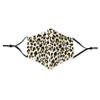 Weddingstar Washable Cloth Face Mask Reusable and Adjustable Protective Fabric Face Cover w/Dust Filter Pocket - Leopard Print view 2