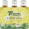 Cedrata Tassoni Soda - 24x 180ml Glass Bottles - Refreshing Italian Sparkling Drink - Best Served Over Ice with a Slice of Lemon - Traditional Italian Soft Drinks view 1