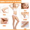 400 Pcs Non Woven Wax Strips White Waxing Strips Paper for Women Men Body Face Eyebrow Hair Arms Legs Removal Gentle Effective 3.9 x 1.5 Inch view 3