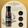 The Condiment Company Smokey Barbecue Sauce 260g, Use As BBQ Rib Sauce & For Burgers, BBQs, Gift Set & Cooking view 3
