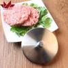 Casecover Stainless Steel Ham Stamped Meat Burger Pressed Meat Patty Stuffed Pie Machine Mould Pie Food Kitchen Gadget 1pc Silver view 4