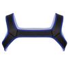 JEATHA Men's Neoprene Wide Shoulder Straps Chest Harness Belt Muscles Protector Clubwear Blue L view 4