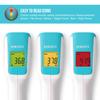 HoMedics No Contact Infrared Thermometer - Portable Contactless Forehead Temperature Reader, Temporal Scan Technology, Instant Measurement, Digital Green/Yellow/Red LCD Display, Fever Alarm, Portable view 3