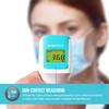 HoMedics No Contact Infrared Thermometer - Portable Contactless Forehead Temperature Reader, Temporal Scan Technology, Instant Measurement, Digital Green/Yellow/Red LCD Display, Fever Alarm, Portable view 4