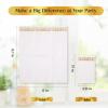 Vplus [400 Pack] Paper Napkins Guest Towels Disposable Premium Quality 3-ply Dinner Soft, Absorbent, Party Wedding for Kitchen, Parties, Dinners or Events (Gold). view 3
