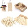 50pcs/lot Natural Wooden Ice Cream Sticks Burlywood Ice-Lolly Stick Hand Craft Making DIY Ice Cream Popsicle Sticks,140mm view 4