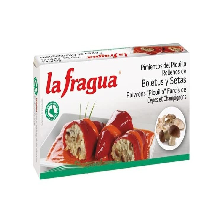 2 x Piquillo Peppers Stuffed with Porcini Mushrooms, 200g