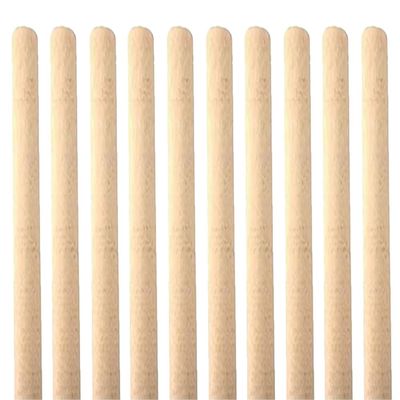 Newman and Cole Wooden Broom Handle Stick Wood Broomstick/Wooden Pole for Floor Mop Handle Brush Broom - 15/16 (23mm 24mm) 4ft (1200mm) Handles - Pack of 10