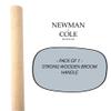 Newman and Cole Wooden Broom Handle Stick Wood Broomstick/Wooden Pole for Floor Mop Handle Brush Broom - 15/16 (23mm 24mm) 4ft (1200mm) Handles - Pack of 1 view 4