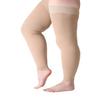 Runee Wide Leg Thigh Compression Stocking - 20-30mmHg Compression For People With Wide Calfs And Thigh (Beige) view 1