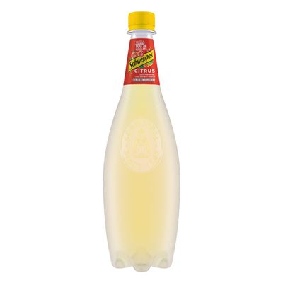 Schweppes Citrus, Soft Drink Refreshing - PET Bottle 1L