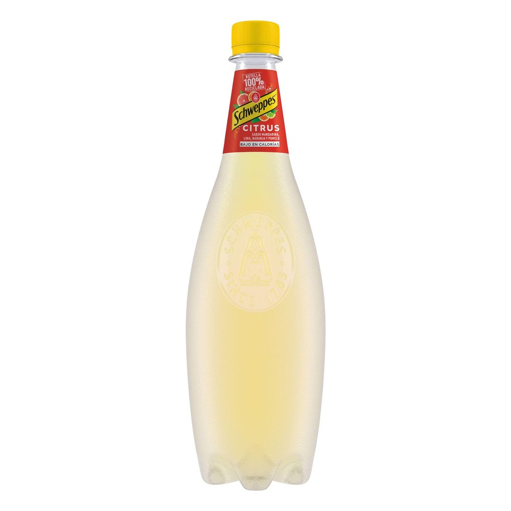 Schweppes Citrus, Soft Drink Refreshing - PET Bottle 1L