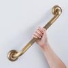IMPEU Heavey Duty Grab Bar, 16-Inch Sturdy Hand Rail, Stylish Bathroom Armrest, Antique Brass Finish, Good for Senior, Kids, Elderly view 1