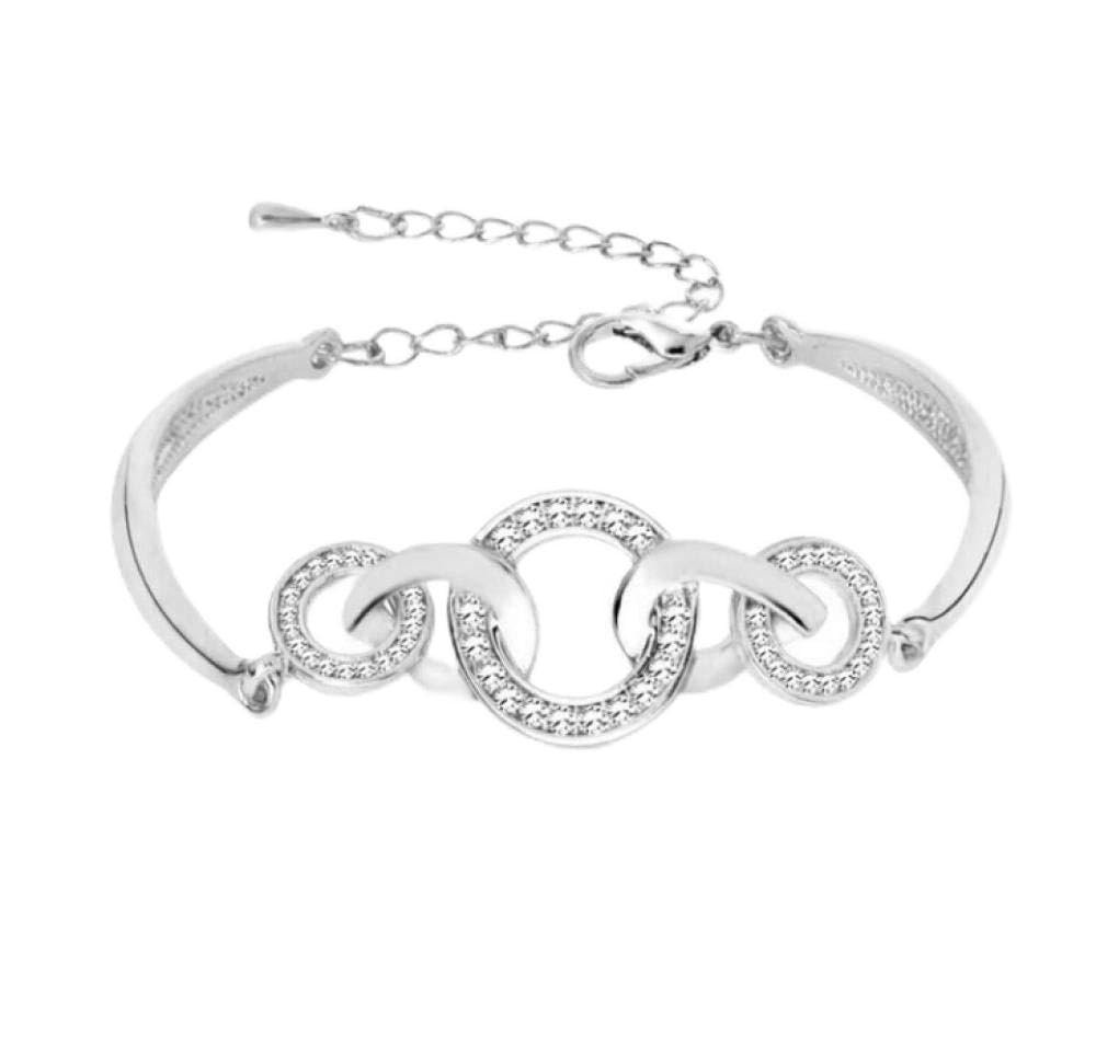 Bracelet Women'S Jewelry Round Button Crystal Bracelet Jewelry
