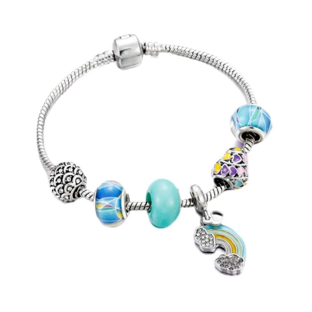 Bracelet Women'S Rainbow Pendant Bracelet Female Jewelry