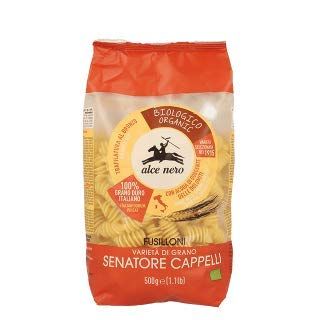 4 x 500 g "Black Elk" Organic Italian Wheat Pasta, Senator Caps, Fuillon