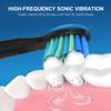 5pcs Replacement Toothbrush Heads for Fairywill Seago D7/D8/FW507/FW508, FW551/ FW917/ FW959/ FWD1/ FWD3 Black view 2
