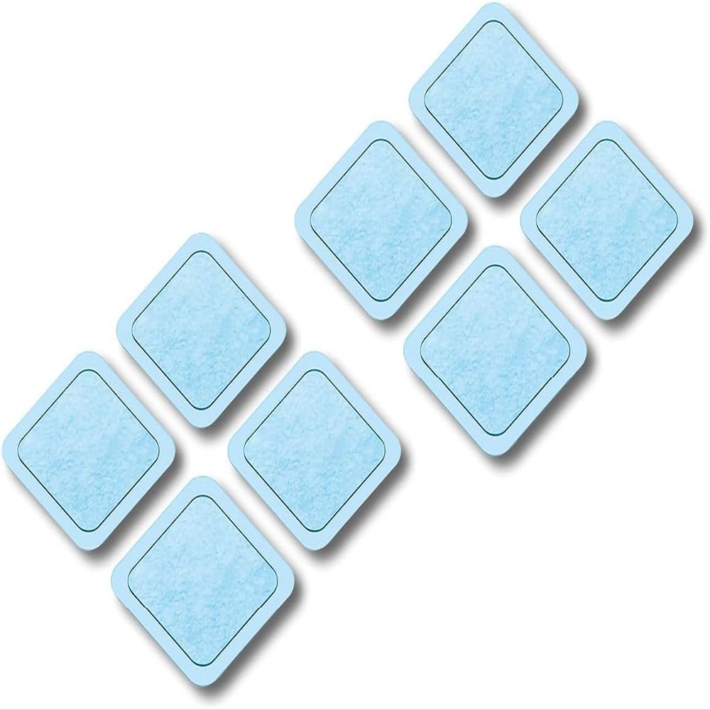 Beurer EM59 Electrode Replacement Set, Suitable for the Beurer EM59 Digital TENS/EMS Device with Heat, Pack of 8 45x45 mm Gel Pads