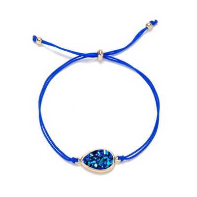 Bracelet Glamour Colorful Rope Rhinestone Bracelet Ladies Jewelry