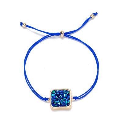 Bracelet Glamour Colorful Rope Rhinestone Bracelet Ladies Jewelry