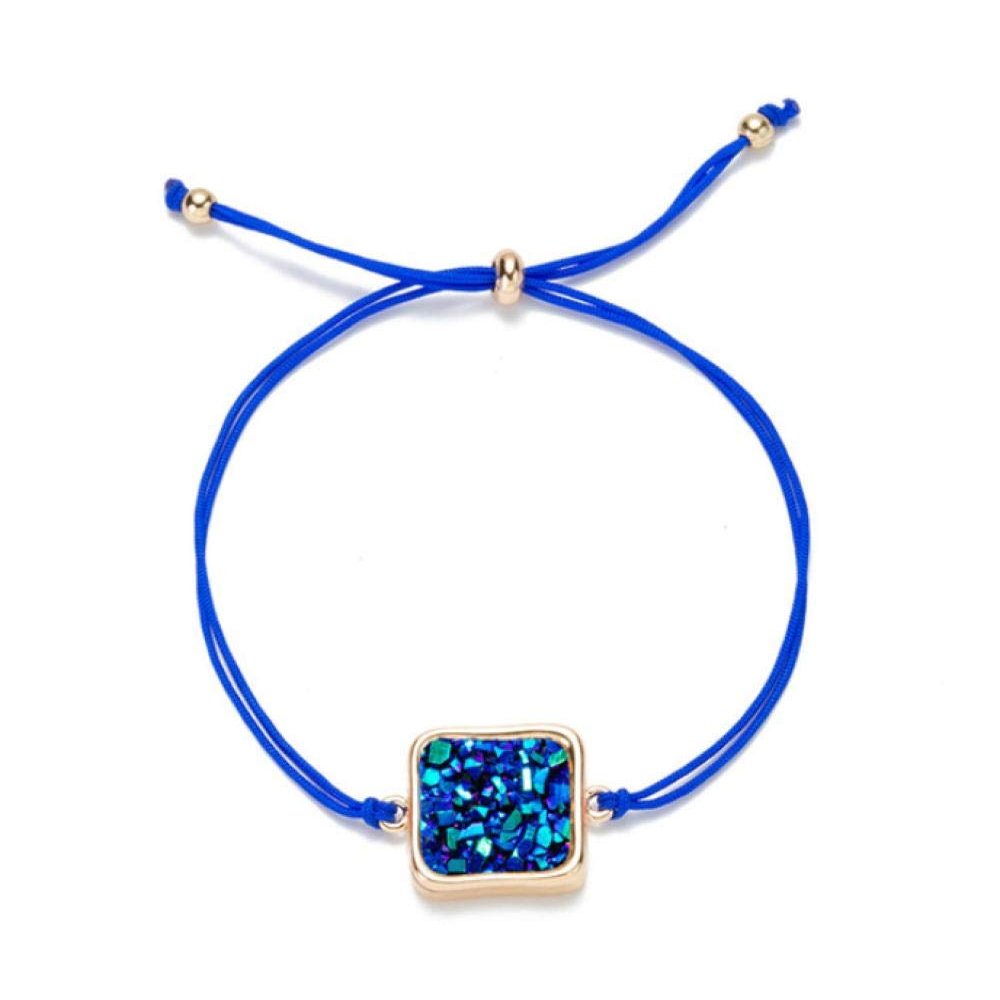 Bracelet Glamour Colorful Rope Rhinestone Bracelet Ladies Jewelry