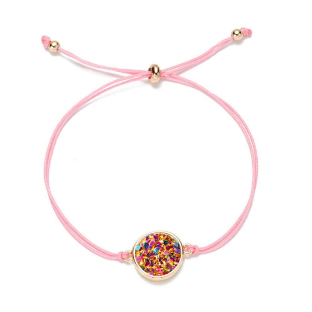 Bracelet Glamour Colorful Rope Rhinestone Bracelet Ladies Jewelry