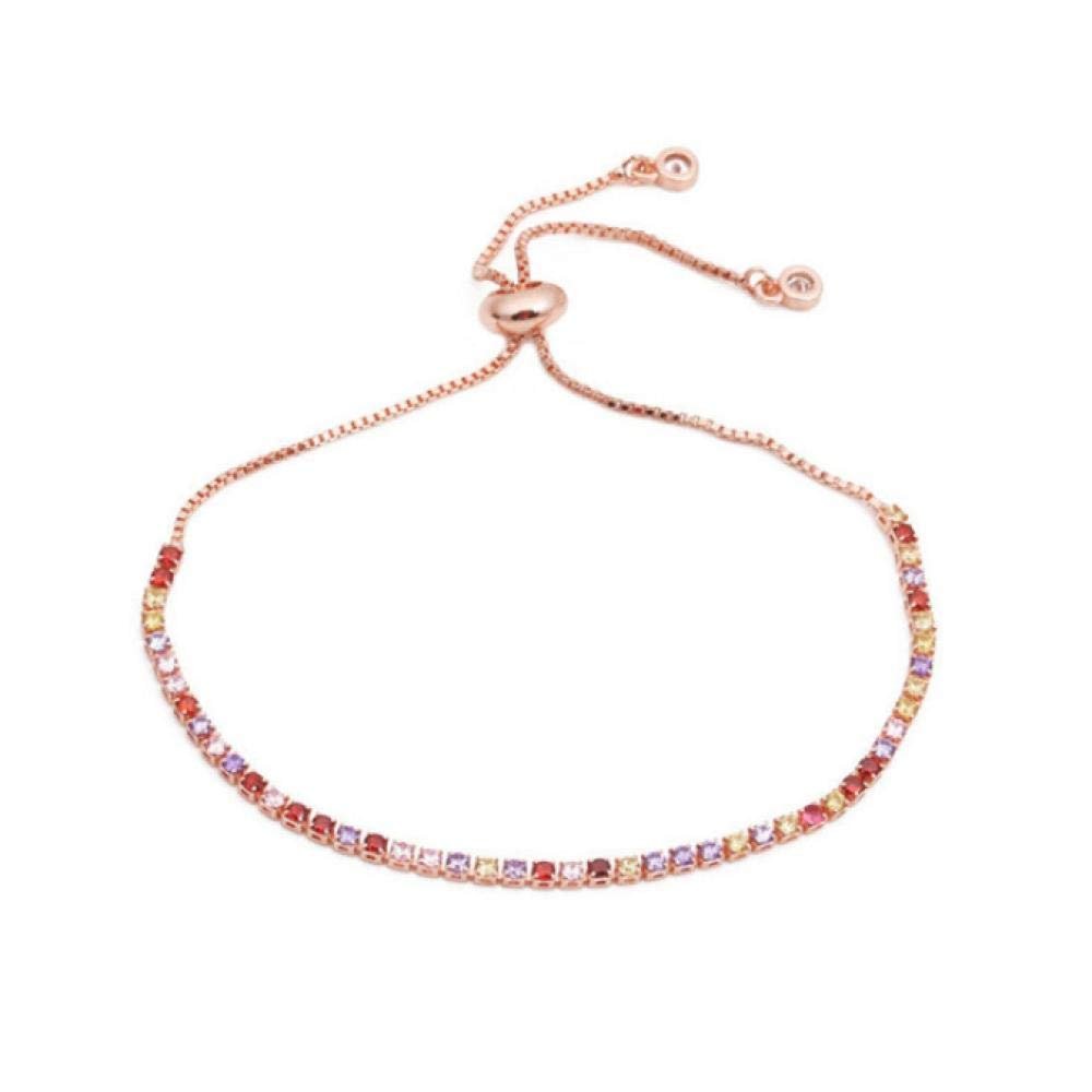 Bracelet Colorful Zircon Bracelet Female Square Bracelet Bracelet Accessories Ladies