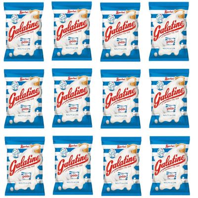 12x Sperlari Galatine Caramelle Sweets with Milk Taste Italy Candy Lollies 125g