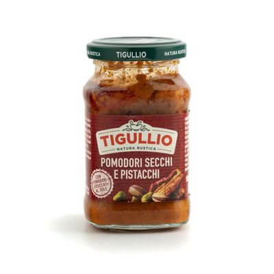3X Star Tigullio GranPesto Pomodori secchi e Pistacchi Pesto Dried Tomatoes and Pistachios 190g Sauce