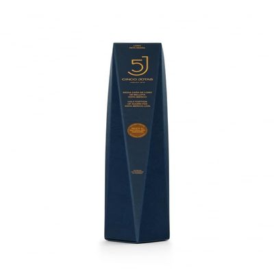 CINCO JOTAS Acorn-fed 100% Ibrico Cured Loin - Natural Style | Cured Loin Without Paprika Made From Acorn-Fed Free-Range Iberian Pigs - 5J Quality, Slow and Natural Curing. Half Piece of 400-500gr