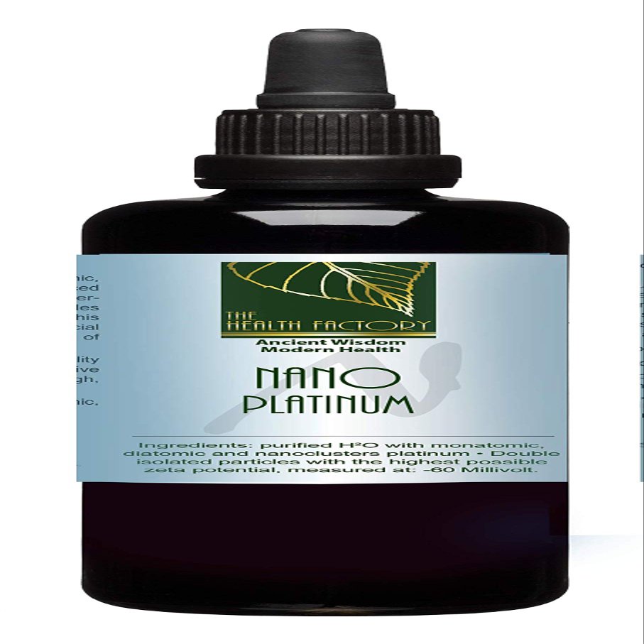 Nano-colloidal Platinum with Pipette Cap (100 ml) - The Health Factory
