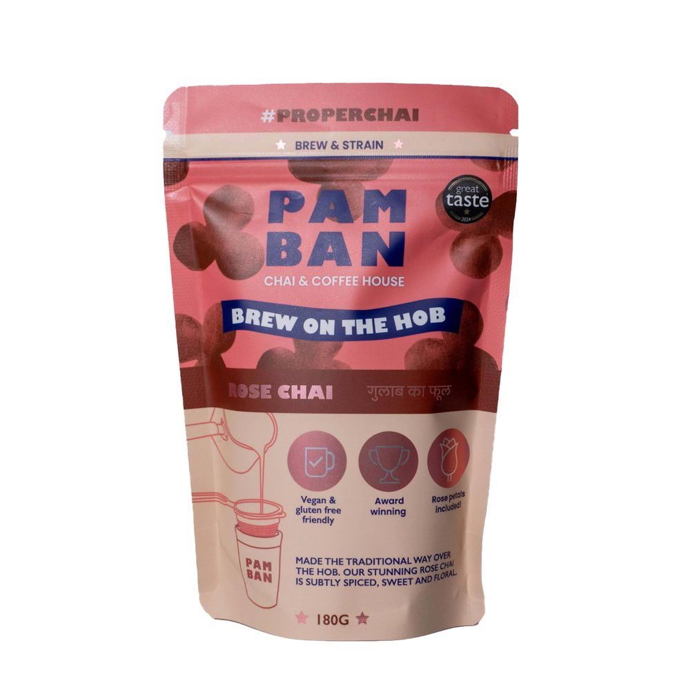 Pamban Rose Chai (Brew & Strain)