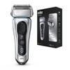 Braun Series 8 8330s Next Generation, Electric Shaver for Men, Rechargeable and Cordless Razor, Silver, Fabric Travel Case, Wet and Dry, Foil Shaver view 1