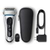 Braun Series 8 8330s Next Generation, Electric Shaver for Men, Rechargeable and Cordless Razor, Silver, Fabric Travel Case, Wet and Dry, Foil Shaver view 2