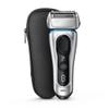 Braun Series 8 8330s Next Generation, Electric Shaver for Men, Rechargeable and Cordless Razor, Silver, Fabric Travel Case, Wet and Dry, Foil Shaver view 3