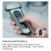 Braun Series 8 8330s Next Generation, Electric Shaver for Men, Rechargeable and Cordless Razor, Silver, Fabric Travel Case, Wet and Dry, Foil Shaver view 4