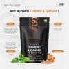 Organic Turmeric 1440mg with Ginger & Black Pepper - High Strength Curcuminoids - 90 Vegan Capsules - Resealable and Recyclable Pouch - by Alpha01 view 2