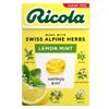 Ricola Lemon Mint Sugar Free Swiss Herbal Sweets, Herb Drops, Sweet Box 45g - Pack of 10 Boxes view 2