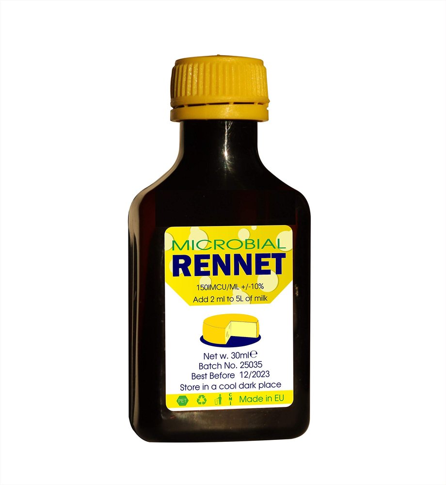 Microbial Coagulant Rennet 30ml Add 2ml to 5 L of fresh milk