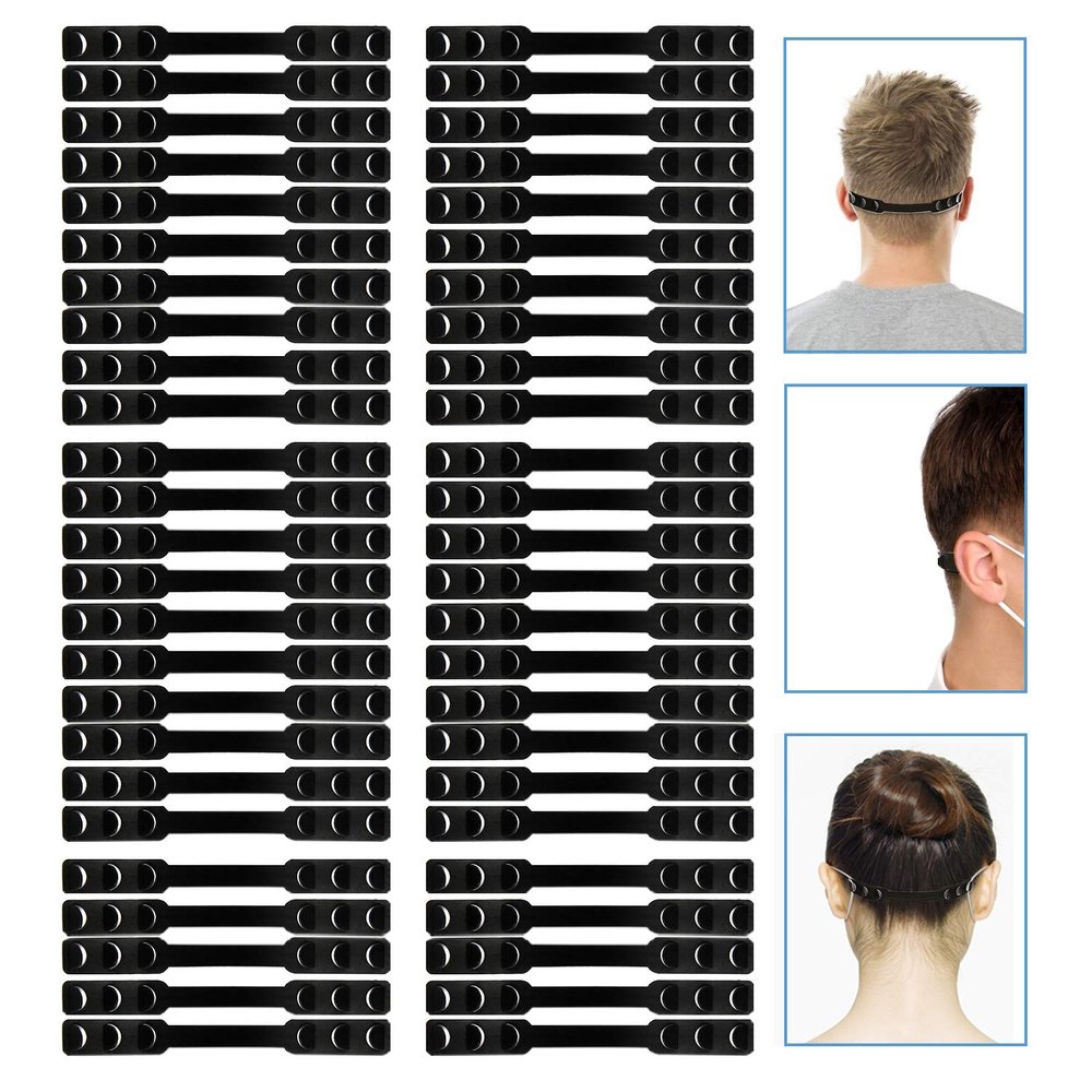 50 Packs Adjustable mask Strap Saver Extenders mask Strap Extender Holder,Comfortable mask Extension Hook Band Clip,mask Extenders/mask Strap Savers for avoiding Ear Paining