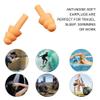 1/5 pcs silicone ear plugs, reusable noise proof boxes for sleep travel (8 colours). view 3