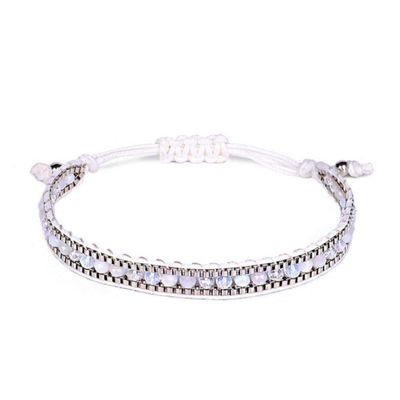 Bracelet Round Glass Colorful Beaded Bracelet Woven Couple Jewelry Bracelet