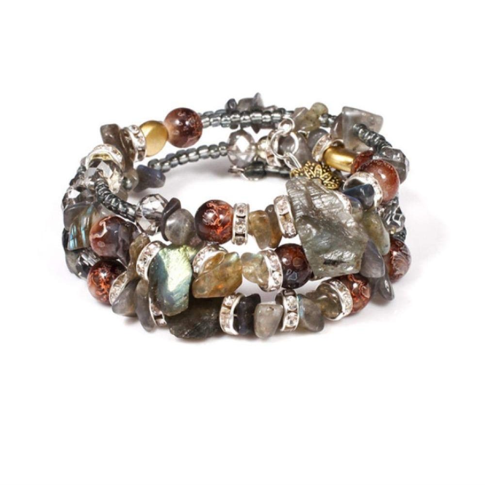 Bracelet Geometric Crystal Beaded Bracelet Natural Stone Bracelet Jewelry