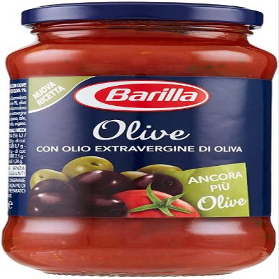 3X Barilla Sugo con Olive Pasta Sauce Tomato Sauce with Olives 400g from Italy