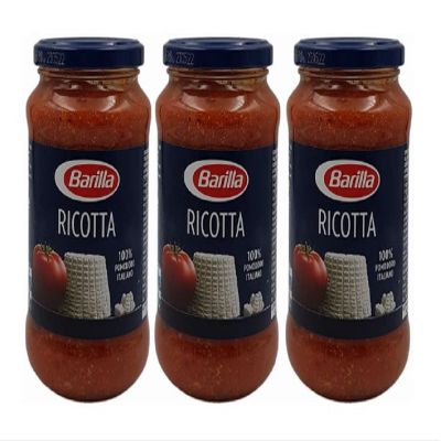 3X Barilla Sugo con Ricotta Pasta Sauce Tomato Sauce with Ricotta Cheese 400g from Italy